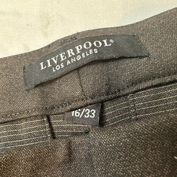 Liverpool LA Women's Knit Trousers Straight Leg Plus Size 16/33 Renee‎ Copper - Picture 3 of 6